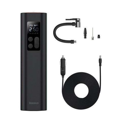 Компрессор Baseus Dynamic Eye Inflator Pump, черный, 120 Вт, 5-150 PSI, #CRCQ000001 Превью 1