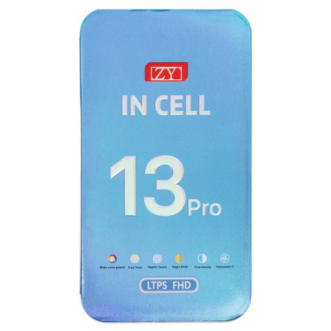 Дисплей для iPhone 13 Pro, черный, с рамкой, Copy, (TFT), ZY, LTPS FHD Превью 1