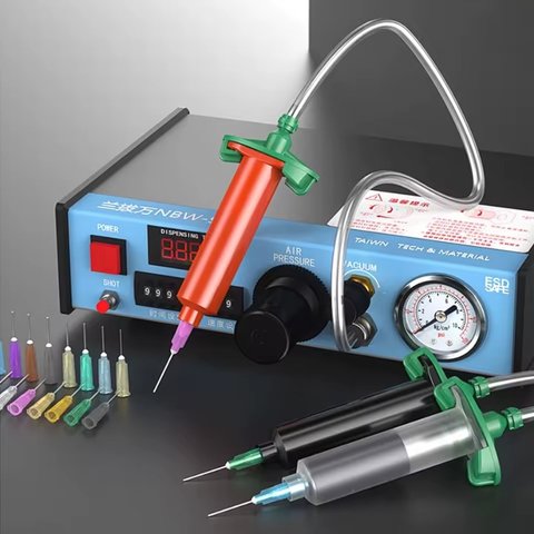 Голка-дозатор 24G, 0,55 мм, пряма, під гвинт, для шприців, 10 шт., 13 mm Прев'ю 1