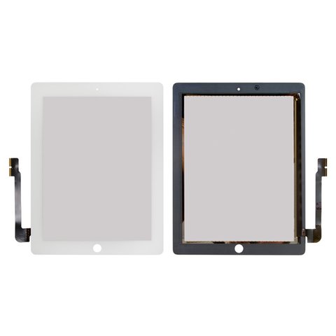 Сенсорный экран для iPad 3, iPad 4, белый, #A1403 / A1416 / A1430 / A1458 / A1459 / A1460 Превью 1