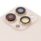 Housing Back Cover compatible with iPhone 13 Pro Max, (golden, with camera lens, Gold, small hole) Preview 1