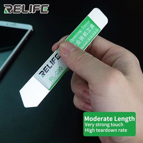 Инструмент для поднятия дисплея/тачскрина RELIFE RL-050, лопатка металлическая Превью 1