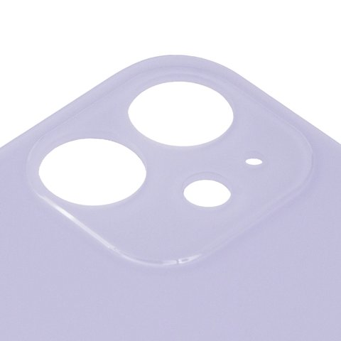 Housing Back Cover compatible with iPhone 11, (purple, no need to remove the camera glass, Original (PRC), big hole) Preview 1