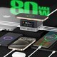 Сетевое зарядное устройство RELIFE Q7, 80 Вт, Wireless Charge, Quick Charge, 6 портов Превью 2