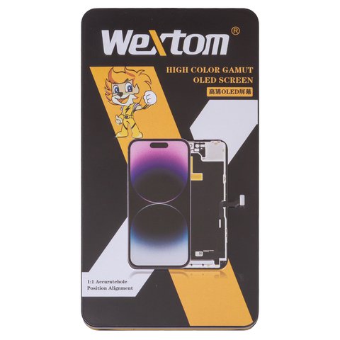 LCD Wextom compatible with iPhone 13 Pro, (black, with frame, HC, without error, (OLED) soft, Diagnosable, 120Hz) Preview 2