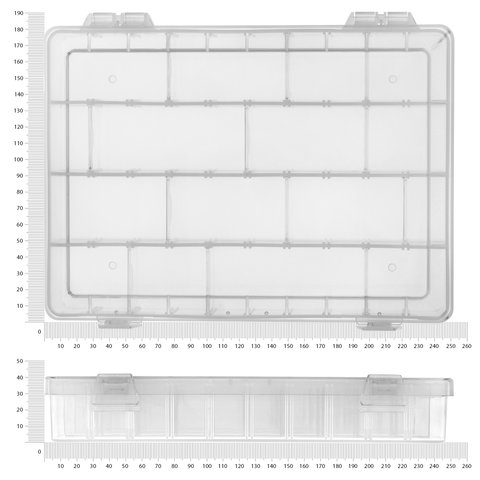 Caja de multiuso Pro'sKit 203-132H (O.D.:252x182x40.5 mm) Vista previa  1