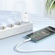 Adaptador de red Hoco C94A, 20 W, Power Delivery (PD), Fast Charge, blanco, con cable USB tipo C - USB tipo C, 1 puerto, #6931474762191 Vista previa  1