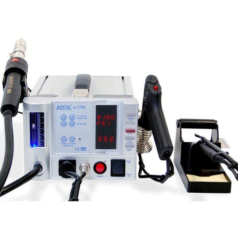 Термоповітряна паяльна станція для безсвинцевого паяння AOYUE 2702 з паяльником Прев'ю 3