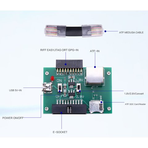 Адаптер eMMC SAM-TP-BGA 169 Превью 1