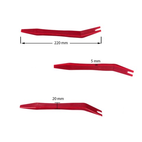 Инструмент для снятия обшивки с изогнутой "U" вилкой (полиуретан, 220×20 мм) Превью 1