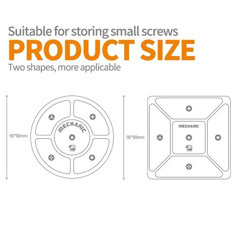 Магнітний тримач Mechanic ScR, для гвинтів, 8 шт. Прев'ю 4