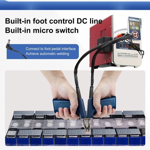 Тримач електродів для точкового зварювання 78B, з кабелем 50 мм², з регулюванням тиску Прев'ю 1