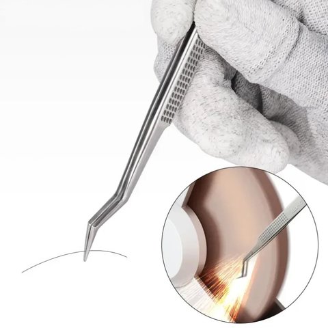 Пінцет монтажний Mechanic Aax-17, вигнутий, 120 мм Прев'ю 4