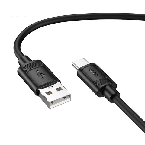 USB кабель Hoco X122, USB тип-C, USB тип-A, 100 см, 3 A, черный, #6942007662222 Превью 1