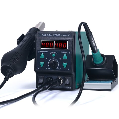 Термоповітряна паяльна станція YIHUA 8786D-I Прев'ю 2