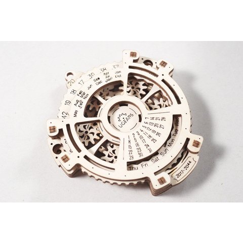Mechanical 3D Puzzle UGEARS Date Navigator Preview 4